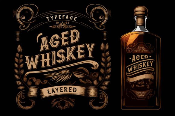 Aged Whiskey: A Typeface with Vintage Character