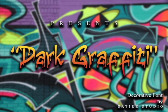 Drak Graffiti: The Melting Display Font for Bold Design