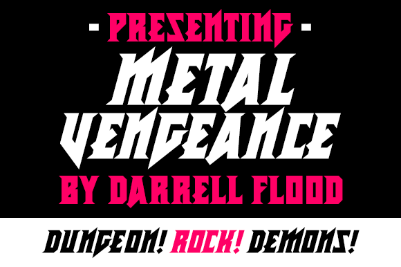 Forging a Visual Edge with the Metal Vengeance Typeface