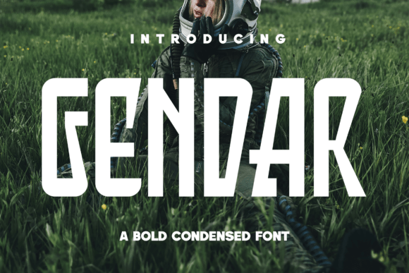 Gendar: The Futuristic Font for Bold Visual Identity