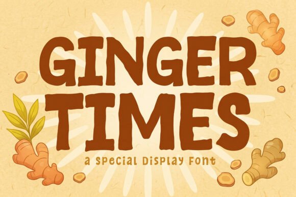 Ginger Times: A Fresh Take on Display Typography