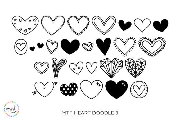Heart Doodle 3: A Playful Typeface for Love-Themed Design