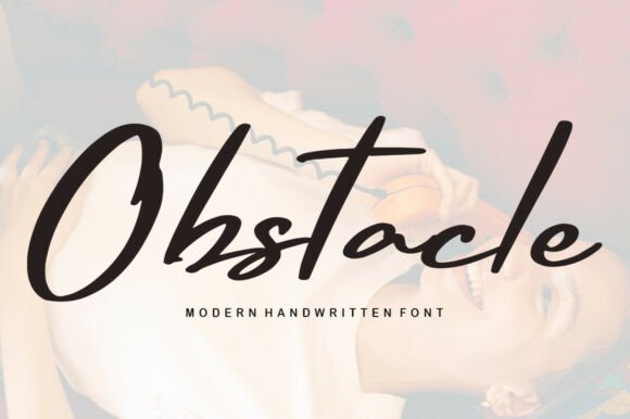 Obstacle: A Handwritten Font for Timeless Design Projects