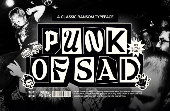 Punk of Sad: The Ransom Note Typeface with a Rebellious Edge
