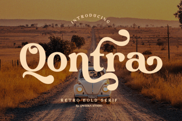 Qontra: A Bold Serif That Blends Vintage Charm with Modern Impact