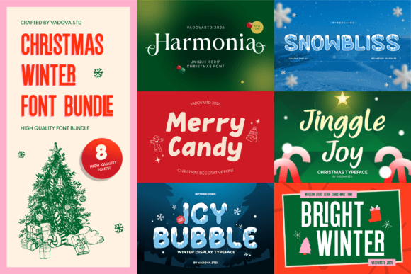 Warm Up Your Holiday Designs with the Christmas Winter Bundle